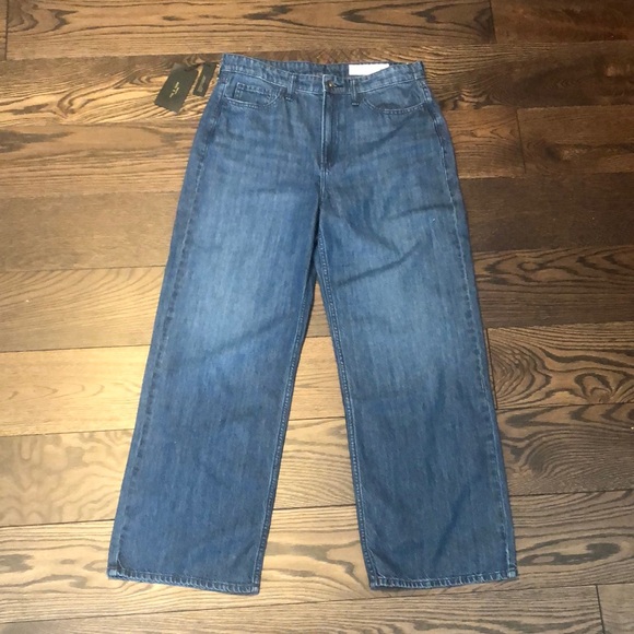 rag & bone Denim - Rag & Bone mid-rise wide leg jeans